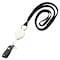 Key-Bak Round HD Super Duty  MINI-BAK, White, Lanyard, Hi-Capacity Strap/Split Ring, POLY 0AC5-00D4-H - alternate 1